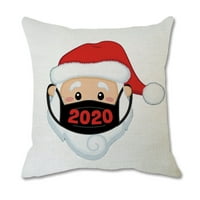 Kuluzego Santa sa maskom za ispis boja za bojenje kauč na razvlačenje kućica za uređenje jastuka za