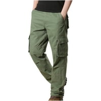 Todqot muške teretne hlače - teretne hlače modni casual tanki multi džep pravne hlače na otvorenom na