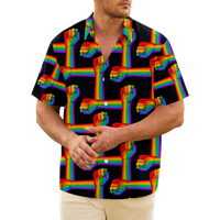 Rainbow Graphic Muška majica Brisk Mens grafički otisak za odmor