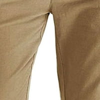 Muške hlače čišćenje muške poslovne labave velike veličine elastični struk pamuk sve u skladu s čvrstim