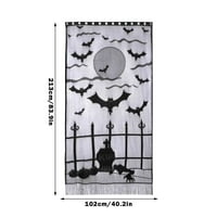 Halloween Horror Smiješna vrata zavjesa za zavjese od vrata vještice