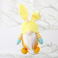 Clupup Uskrs Gnome Bunny Rabbit Plish igračke lutka ukrasi Dječji pokloni Privjesak za lutke