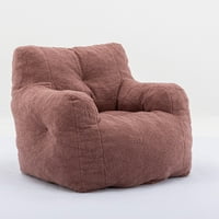 Jusddie Bean Bag stolica stolice za pahu se nose mekani fotelja Stretble Lazy Sofa Teddy tkanina zatvorena