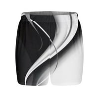 Feterrnal ženska mini haljina bez rukava od ispisana mršava remen sportska suknja elastična kratka trenerka