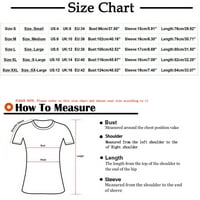 Žene plus veličine T-majice za čišćenje Žene Ljetni patentni zatvarač s kratkim rukavima, majica bez