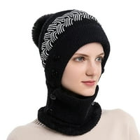 Zimske kape za žene sa zaklopkama za uho Žene zimske na otvorenom jahanje na glavi hladno-otporna na