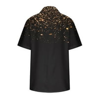 USMIXI Ženski vrhovi Dressy Casual Scroeve V-izrez Cvjetni ispis Ljetne košulje Lagane plus veličina