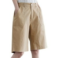 Ljeto pune boje casual široke noge hlače velike veličine kratke hlače modne žene hlače Ženske kratke