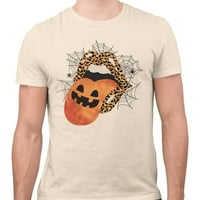 Punkeni usne Halloween majica unise x-mali prirodni
