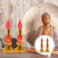 Svijećna svjetiljka Kineska tradicionalna svjetlo za svijeće Retro svijećnica budistička dvorana dekor