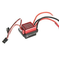 Kontroler brušenog brzine ESC, rasipanje topline crvena aluminijska legura 60a RC brušeni ESC 6V 2A