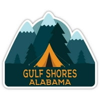 Gulf obale Alabama suvenir ukrasne naljepnice