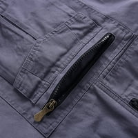 COFEEMO muške kratke hlače Solid Boja Multi-džepovi Kombinezoni Duksevi Ljeto Uzrodne na otvorenom Kratke