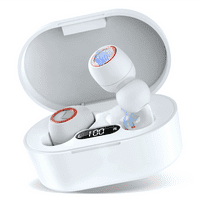 U bežičnim ušima Bluetooth 5. Sportske slušalice Premium zvuk Kvalitetni punjenje Case Digital LED zaslon Slušalice ugrađene mikrofone za bq aquaris x2