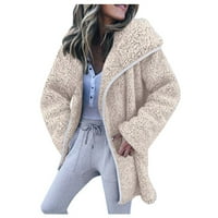 Djevojke kaput modni zimski dugi rukav veliki džemper od karata od jakne