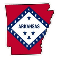 Arkansas Državna oblika zastava Vinil naljepnica za naljepnice za auto kamion prijenosna prijenosna