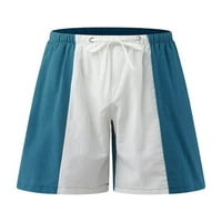 HAITE MENS ELASTIČNI SVAKI PATCHWork Ljetne kratke hlače zavoja za zavoj za navlake za skinu za odmor