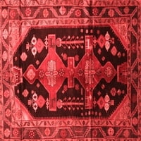 Ahgly Company Zatvoreni pravokutnik Perzijski crveni tradicionalni prostirke, 5 '8'