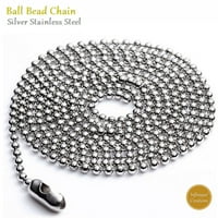 Srebrni lanac od nehrđajućeg čelika po infinejskim kreacijama - narukvica i srebrna ogrlica za žene