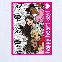 Barbie - sretan srčani dan - grafička majica kratkih rukava za mlade i mlade