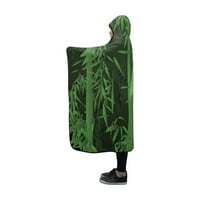 Pokrivač s kapuljačom bambus Nosivi ćebe za komfotabilni kapuljač