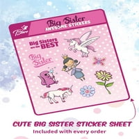 Promocija velike sestre TSTARS Girls Majica - Komični dizajn, savršen poklon za kćeri, najave o rođenju
