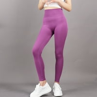 Ženska hip-dizanje visokog struka zategnute fitness bešavne joge hlače koje rade sportove fitness hlače