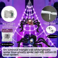 Dekoracije za Noć vještica Sezonski lažni pauk i web simulacija plišanih igračaka Kreativna Halloween