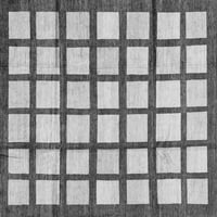 Ahgly Company u zatvorenom kvadratu Karirani sivi modernim prostirkama, 6 'kvadrat
