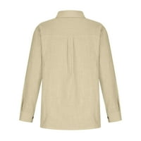 Tawop ženska majica jesenska bluza dugih rukava Neovisnost dana odjeća Bež 12