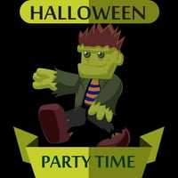 Happy Halloween poklon za Kid Slatko Frankenstein Muns Black Graphic Cisterna Top - Dizajn od strane
