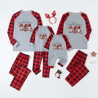 Dezsed božićne pidžame za porodično roditelj-dijete toplo božićno odijelo Početna odjeća Pajamas pantalone