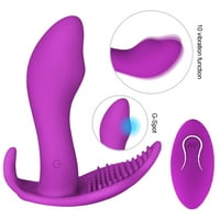 Nosivi vibrator za žene, bežična mreža sa daljinskim upravljačem Vodootporni vibratori klitoris bradaviji