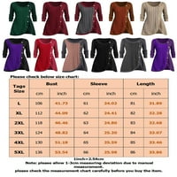 Grianlook labav dugi rukav pleteni džemper za žene Casual Contrast Color Jumper Pulover džemperi crni