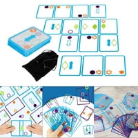 Preklapajte igru ​​kartice Swish Cards Development Edukation za igre Party