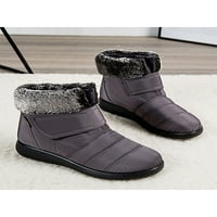 Ženske vodootporne papuče za snijeg papuče ženska zima topli plišani klizanje na platformskim cipelama