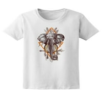 Slon u bohom stilu Trokut majica Muškarci -Mage by Shutterstock, muški xx-veliki