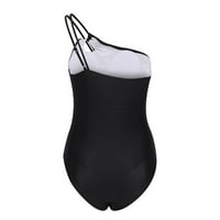 Ženski kupaći kostimi seksi leđa bez boje bez čelika Podrška bikini setovi jedno odjevanje za žene bijelo