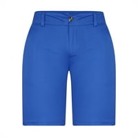 Popust Bermuda kratke hlače za muškarce Čvrste boje hlače sa pet bodova imaju pantalone za džepove,