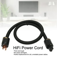 HIFI kabl za napajanje, 12WG Audio Video Power kablovi, audiofil HIFI 12AWG AC mrežni kabel napajanja,