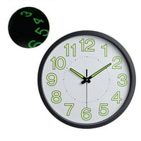 Svjetlosni plastični zidni sat, okrugli zidni sat Moderno tačno vrijeme Čvrsto za čitanje kvarcnog sata