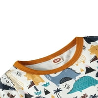 Liacowi Toddler Set odjeće za djecu, Dinosaur Print Majica + Hlače