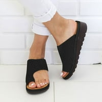 Fonxing ortopedske sandale za žene Ljetni isječak Tobo slajd na papuče klinove sandale Plantar fascitis