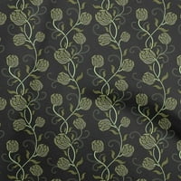 Onuone poliester Spande tamnozelena tkanina cvjetna DIY odjeća za prekrivanje tkanine Tkanina od dvorišta