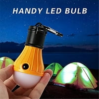 Elbourn Prijenosni LED lampica TENT žarulja za kampiranje pješačke ribolovne lampe, oprema za kampiranje