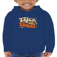 Trik ili tretirati retro candycorn hoodie toddler -image by shutterstock, toddler
