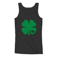 TStars Womens Irska Shamrock Green Clover Heart poklon za Dan St Patricks Day Slatke majice Poklon za
