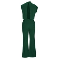 BDFZL Ženske hlače za čišćenje Žene trendovi Ljetni puni casual džepne džepove Sumpder Green XL