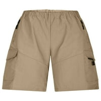 Haite Muške Bermuda kratke hlače Čvrsto boje Teretne kratke hlače Srednji struk mini pantni muškarci