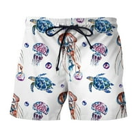 Ljetni teški momak muške tiskane kratke hlače nove tropske havajske plaže modne prozračne pantalone